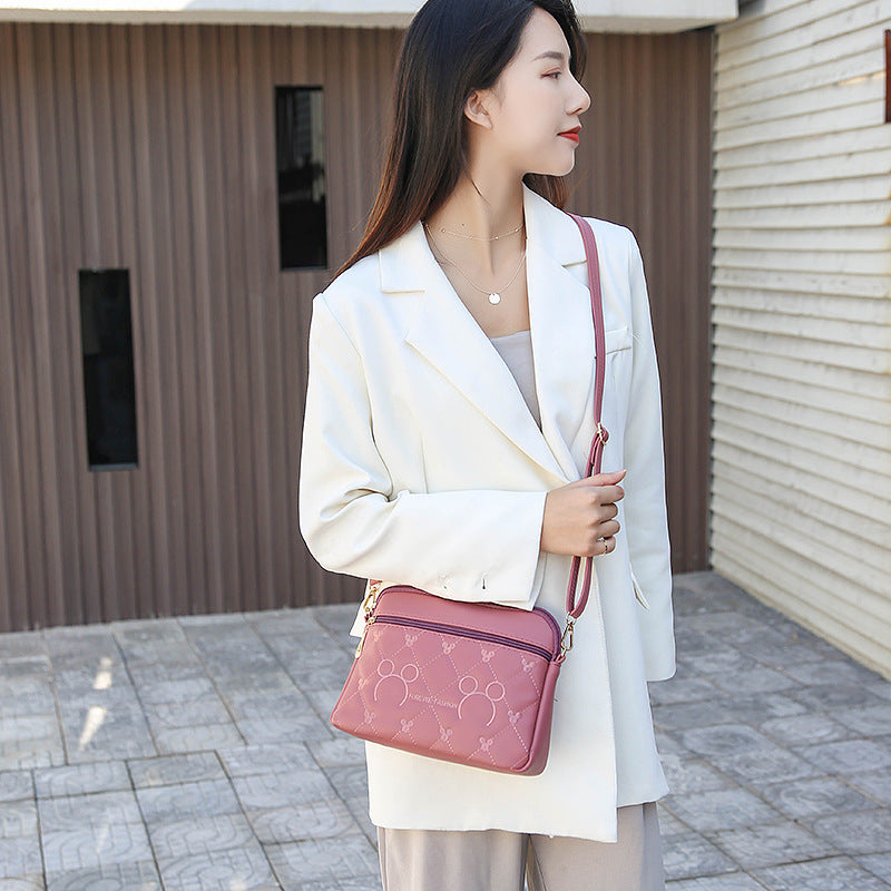 SIXSR 2025Internet celebrity Popular style shoulder messenger bag spring new women's bag personalized design kitty change women's bag