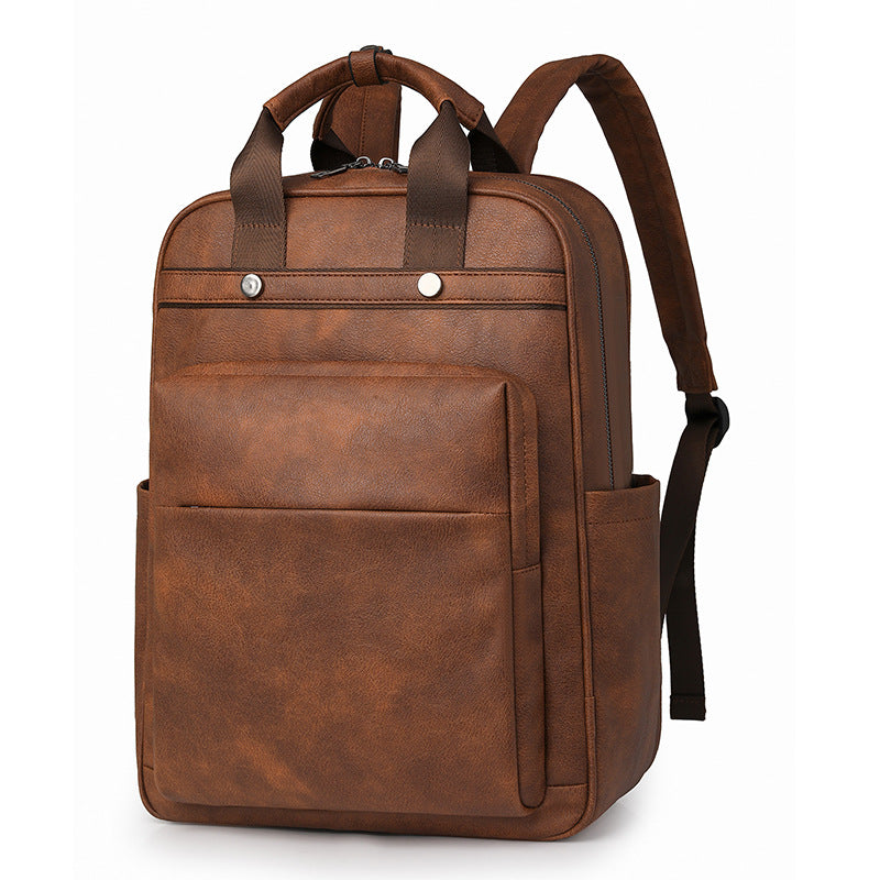 2025 2025 Popular trade new women's bag fashionable PU backpack multi-functional backpack large capacity commuter backpack mommy backpack