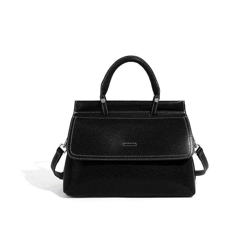 popular new leather women's bag handbag commuting Popular style soft cowhide large capacity autumn and winter messenger shoulder bag genuine leather
