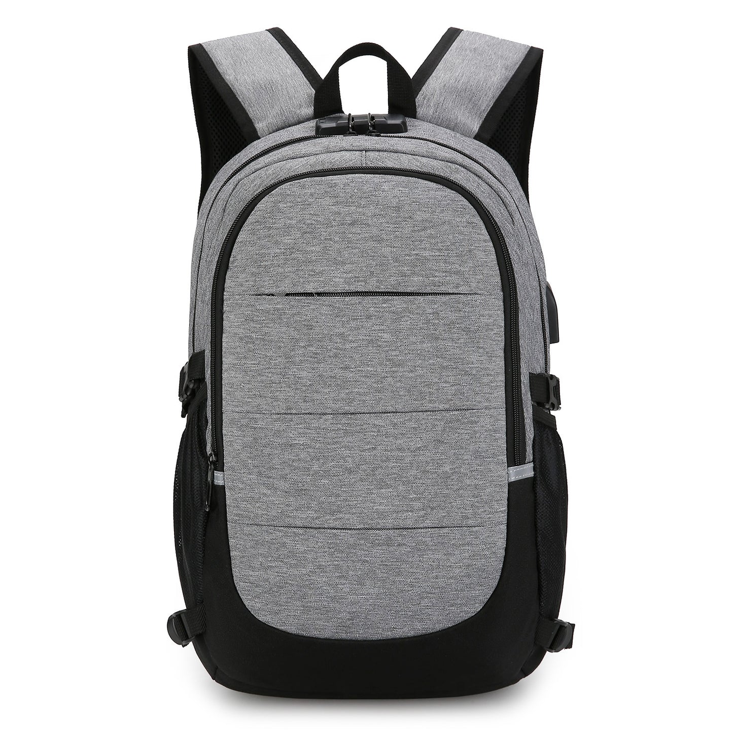 2025 Laptop bag popular new men's double back large capacity usb charging backpack men's business backpack