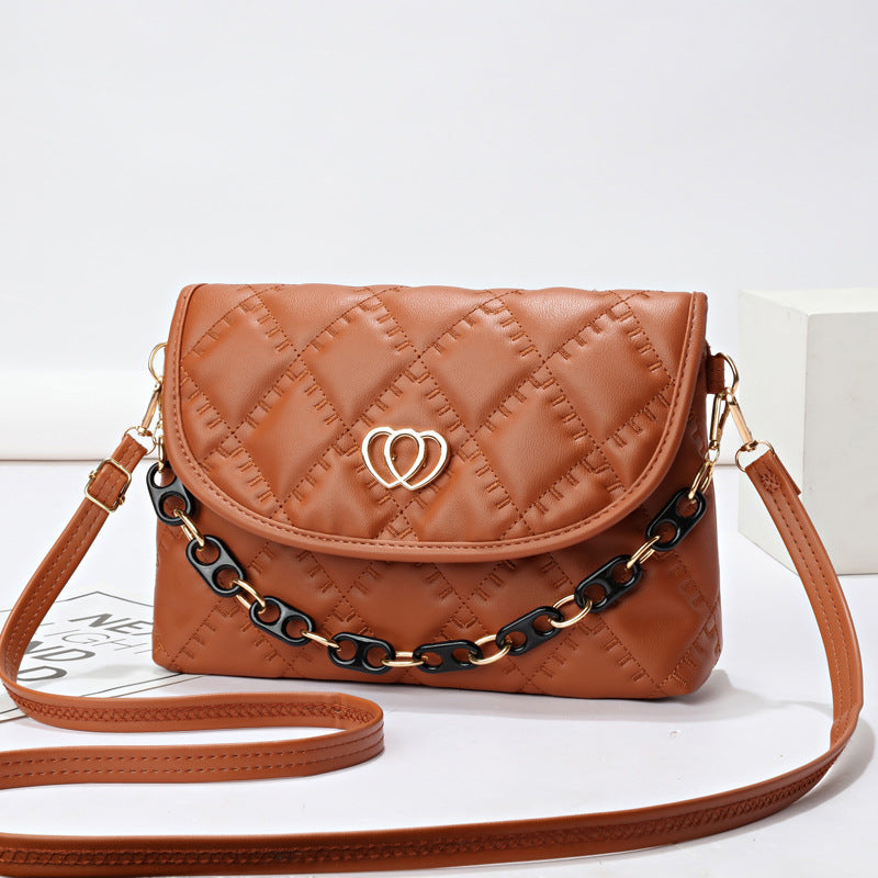 SIXSR 2025Women's bag new fashion trend large-capacity chain bag simple casual underarm bag diamond commuter shoulder bag