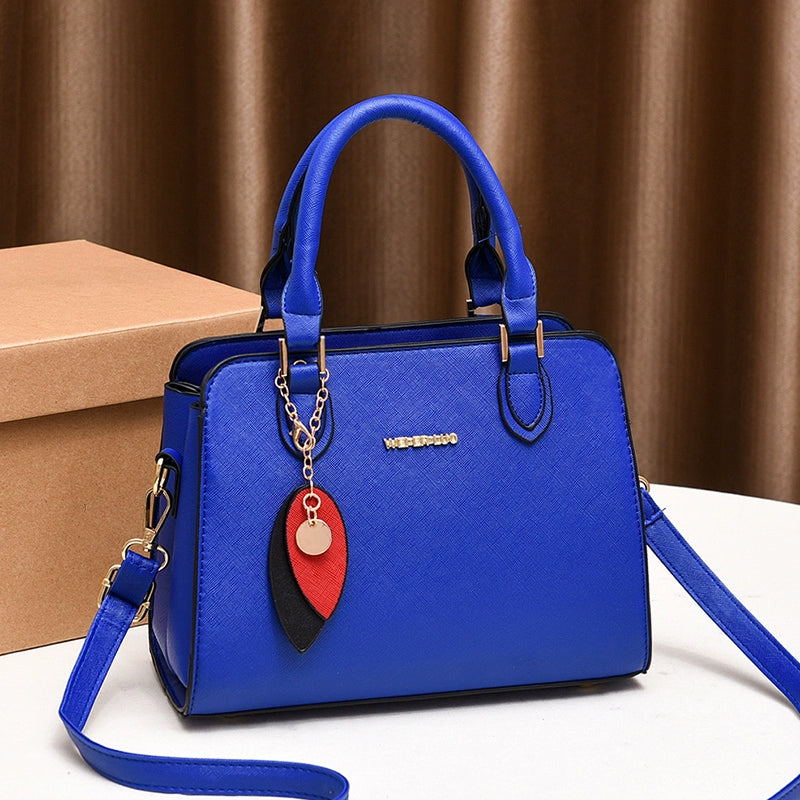 Women's bag new trendy temperament simple and versatile shoulder messenger bag large capacity fashion bridal bag handbag