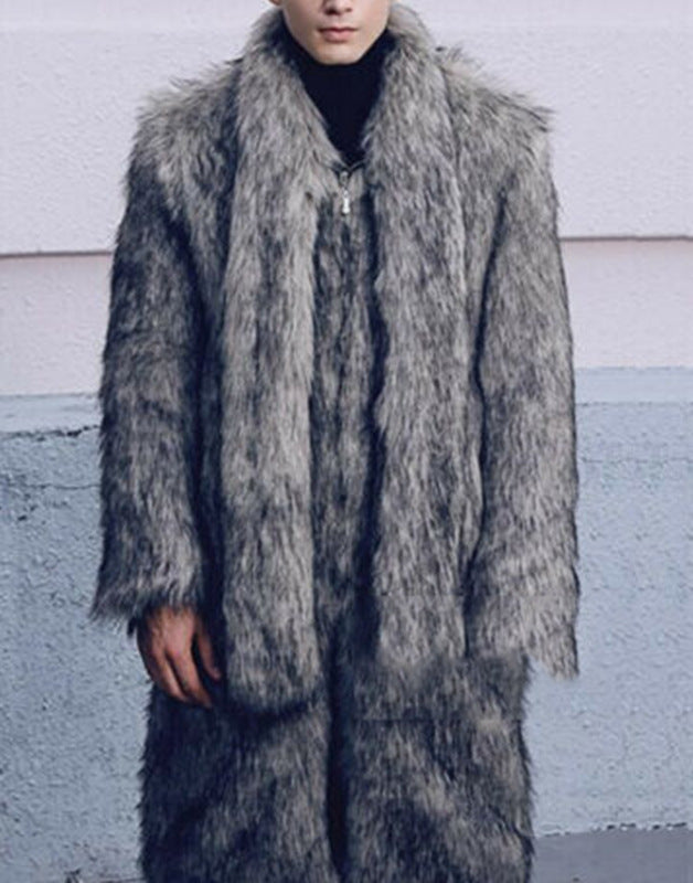 2025 independent station wish youth gray cotton slim spot jacket thickened casual fur 6541
