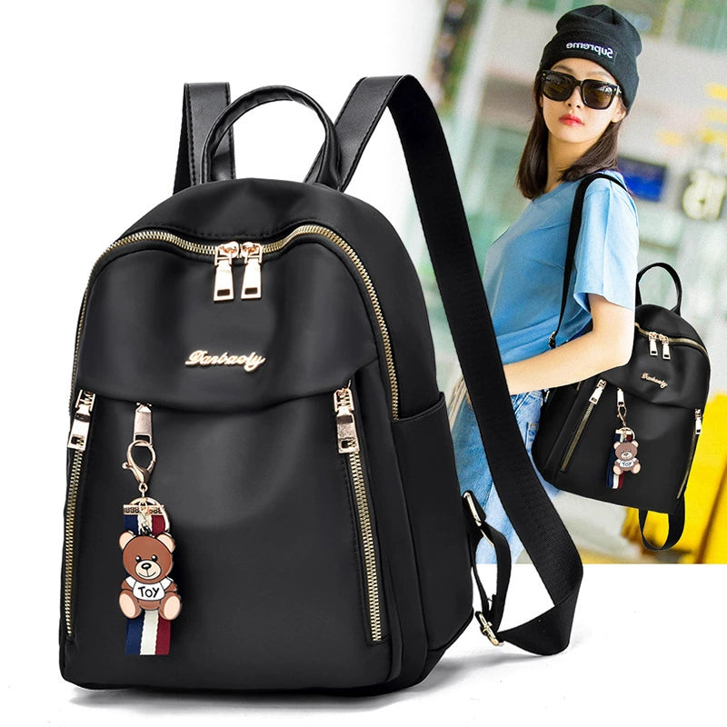 Trend backpack women's new versatile travel bag women's backpack small bag large capacity computer school bag women