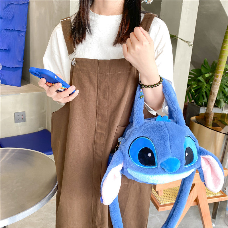 SIXSR 2025 Cartoon cute plush toy bag doll bag women's bag grab machine doll gift shoulder messenger bag