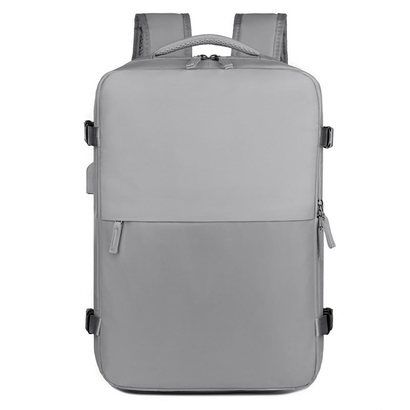 2025 With shoe compartment men's business travel backpack women's large capacity multi-purpose luggage backpack short business trip travel bag