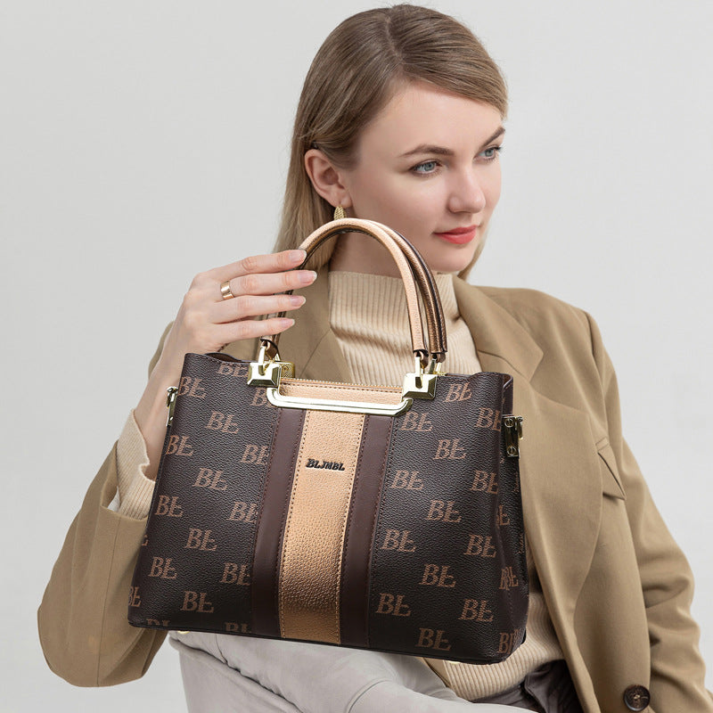 2025 Bags Women's autumn and winter large-capacity tote bags light luxury retro handbags trendy fashion versatile commuter messenger bags