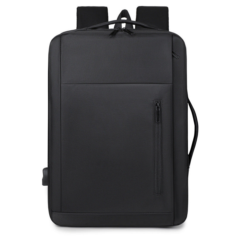 2025 Cross-border wholesale men's backpack, high-end business commuter laptop bag, new large-capacity fashion double back