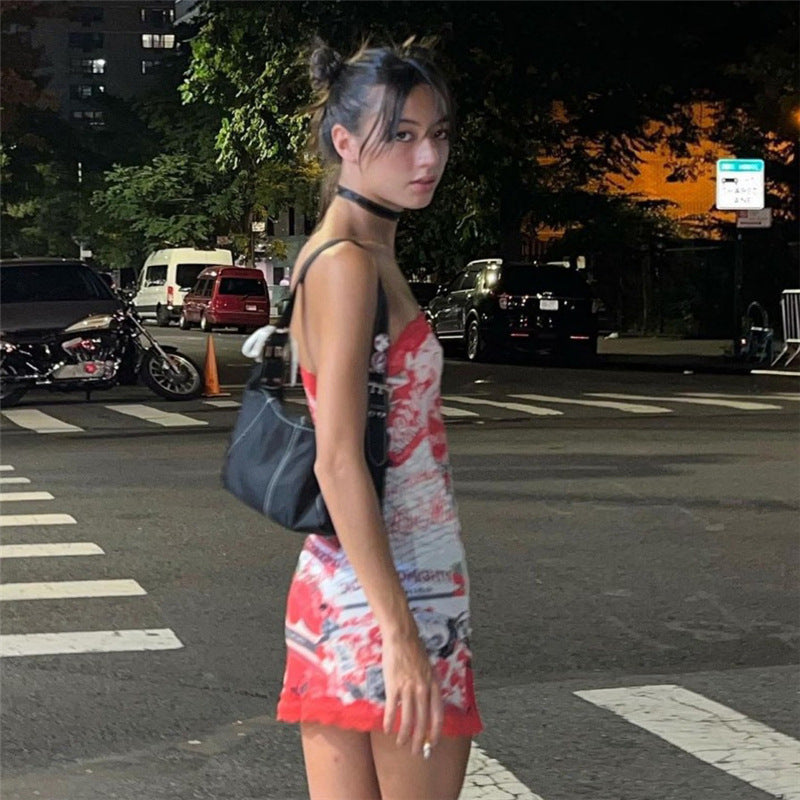 2025 style 2022 autumn new women's clothing fashion tube top high waist slim body temperament dress women