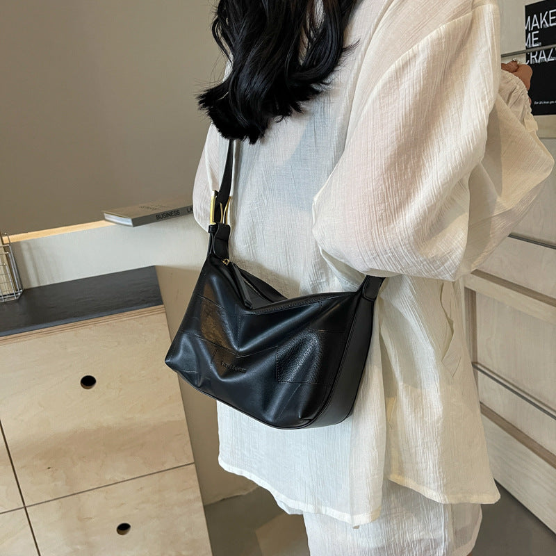SIXSR 2025 Korean version niche design versatile underarm bag ins fashion small bag women's popular simple handbag shoulder bag tide