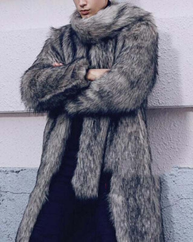 2025 independent station wish youth gray cotton slim spot jacket thickened casual fur 6541