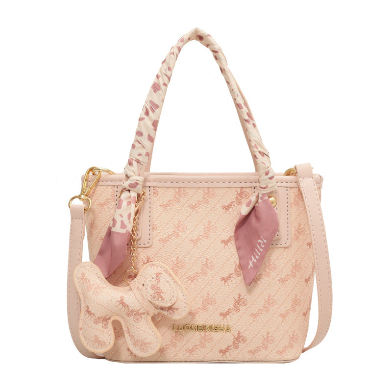 SIXSR 2025 popular new high-end texture niche handbag bag female Popular style shoulder large capacity tote bag crossbody bucket bag