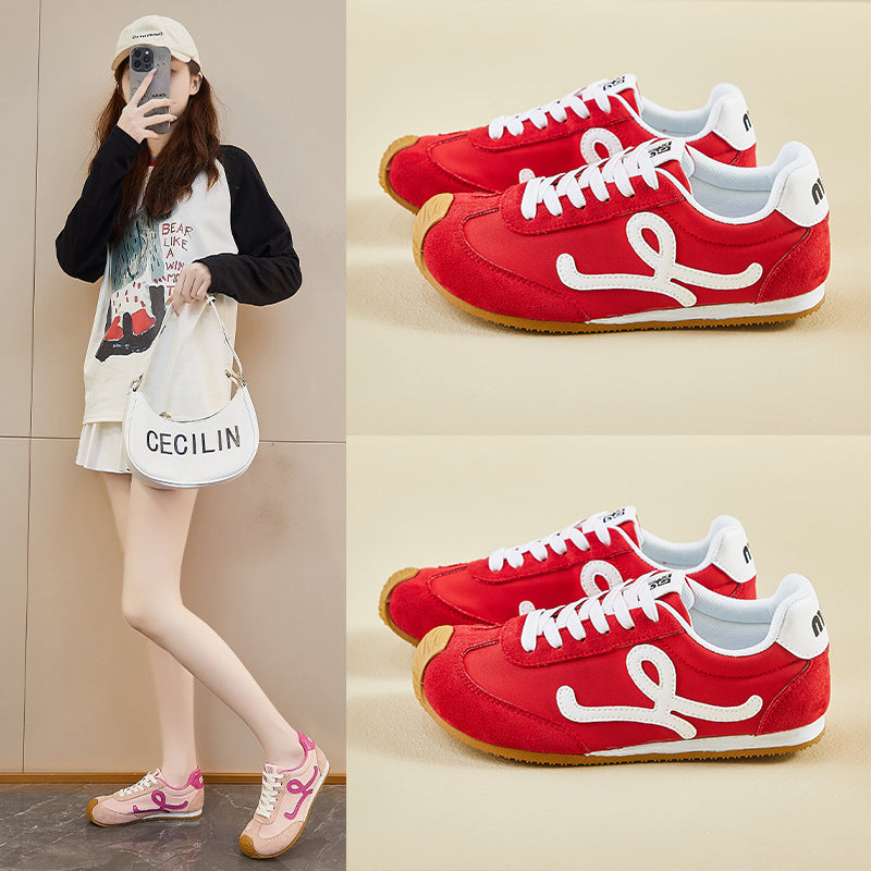 2025 ins Korean version of Forrest Gump shoes women's tide spring new height increase student running sports leisure street shot YL2001