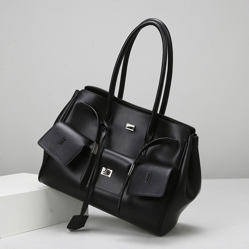 2025 Tote bag popular new rodeo women's bag fashionable and simple handbag women's large-capacity bag commuter shoulder bag
