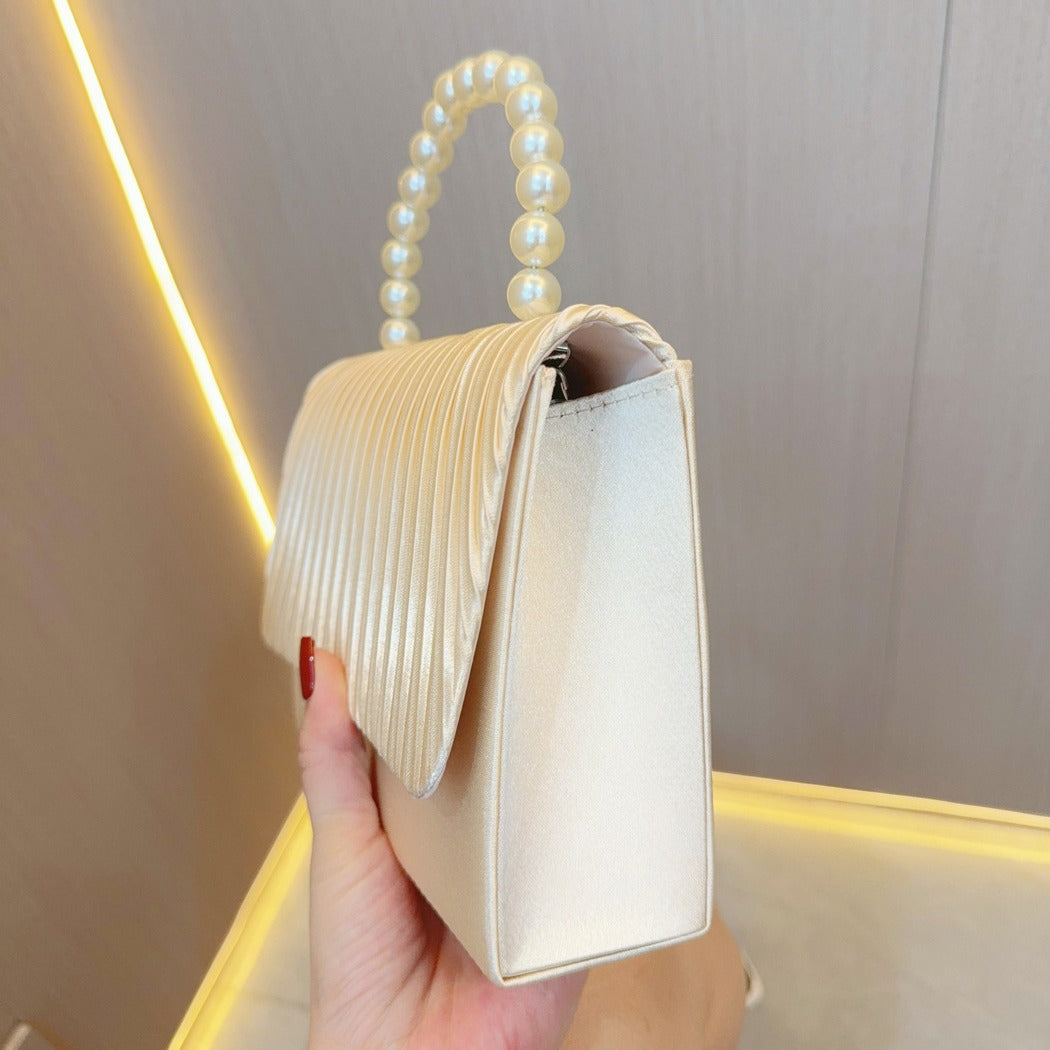 SIXSR 2025 New New Popular trade handbag bag pleated wedding bag wedding birthday banquet evening bag celebrity party dinner bag