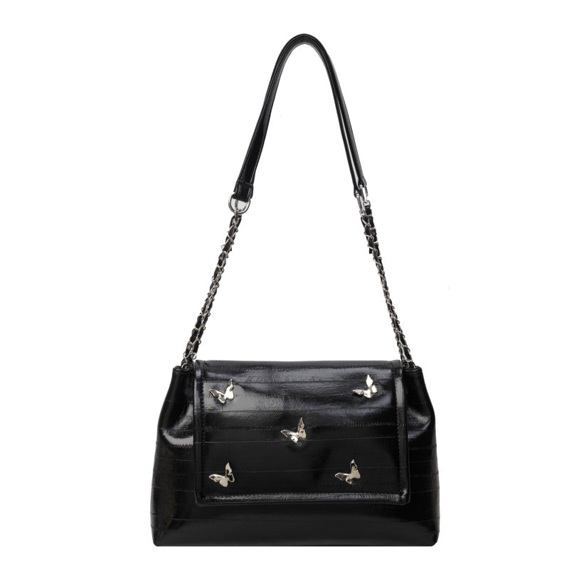 SIXSR 2025 Premium sense large-capacity bag women's popular new versatile chain niche Korean fashion commuter shoulder tote bag