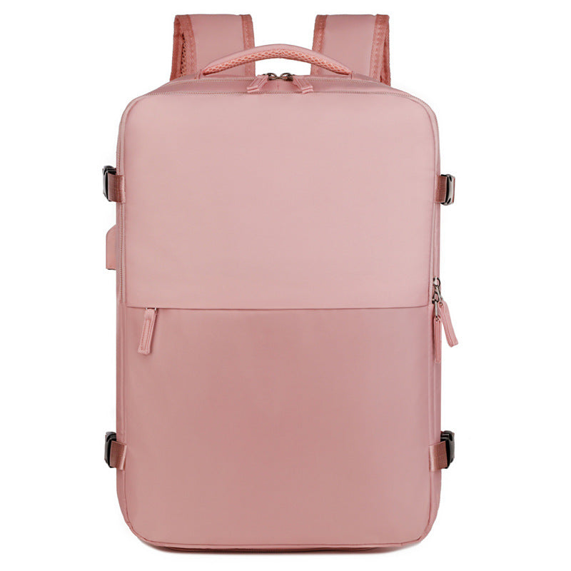 2025 With shoe compartment men's business travel backpack women's large capacity multi-purpose luggage backpack short business trip travel bag