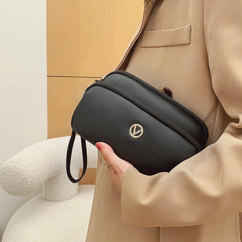 SIXSR 2025Hot style niche women's bag design new Internet celebrity shoulder messenger bag Korean version fashion small bag mini mobile phone bag