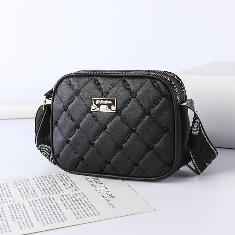 SIXSR 2025Cross-border Popular trade women's bags 2025 spring new fashionable small square bags broadband single shoulder oblique span small fragrant wind bag wholesale