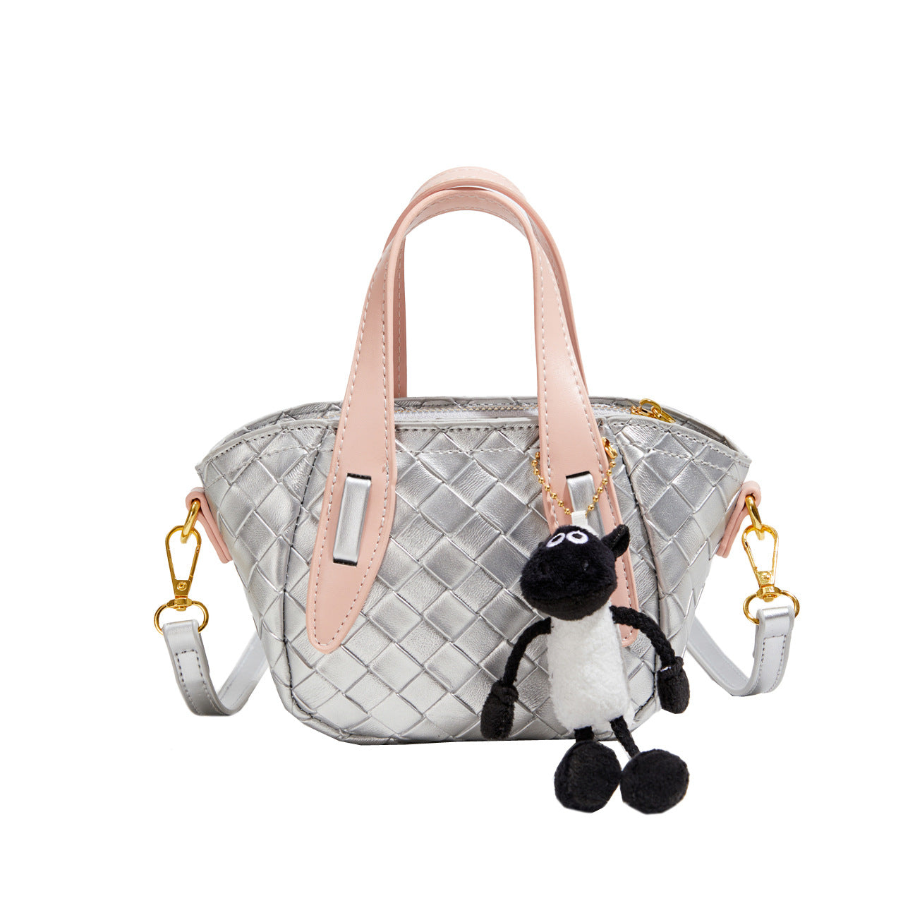 SIXSR 2025 Niche design woven handbag bag women's popular new Japanese hand carry vegetable basket bag small shoulder messenger bag