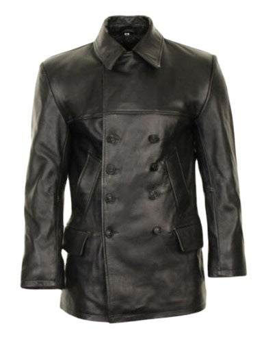 2025 Independent station wish New autumn and winter PU leather jacket fit double-breasted lapel casual jacket 6539