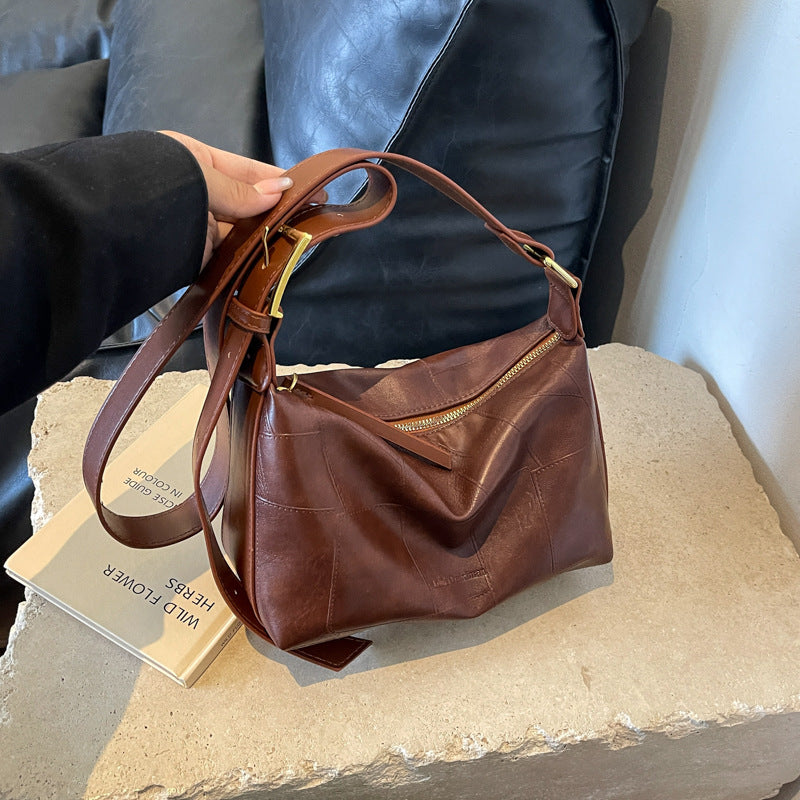 SIXSR 2025 Korean version niche design versatile underarm bag ins fashion small bag women's popular simple handbag shoulder bag tide