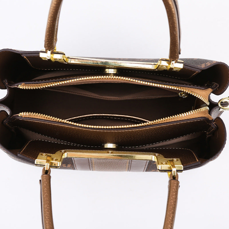 2025 Bags Women's autumn and winter large-capacity tote bags light luxury retro handbags trendy fashion versatile commuter messenger bags