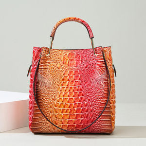 2025 Bags women's New hot-selling new bucket bags, high-end fashion embossed handbags, large-capacity mother and child shoulder bags