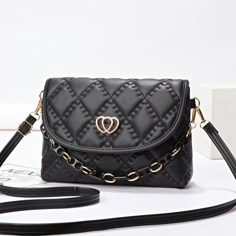 SIXSR 2025Women's bag new fashion trend large-capacity chain bag simple casual underarm bag diamond commuter shoulder bag