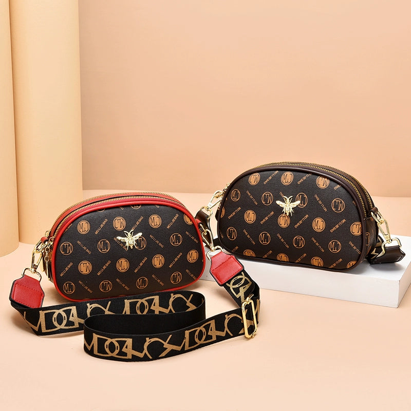 Bag women's summer new fashion versatile broadband messenger bag niche super fire lightweight camera shoulder women's bag