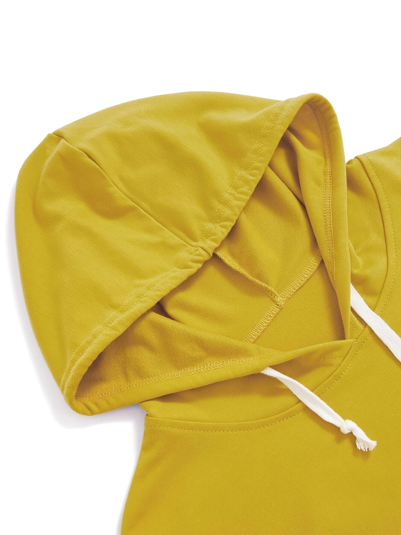 Sixsr Embroidered Drawstring Loose Hoodie, Casual Hooded Fashion Long Sleeve Sweatshirt, Women's Clothing
