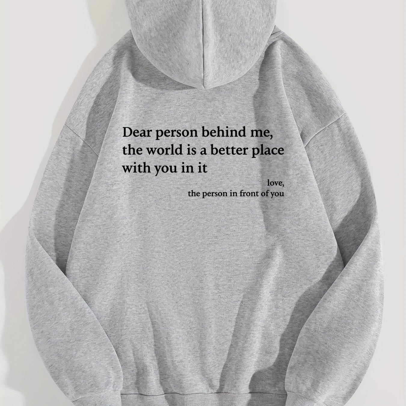 Sixsr Letter Print Hoodies, Long Sleeve Casual Sweatshirt For Winter & Fall, Women's Clothing