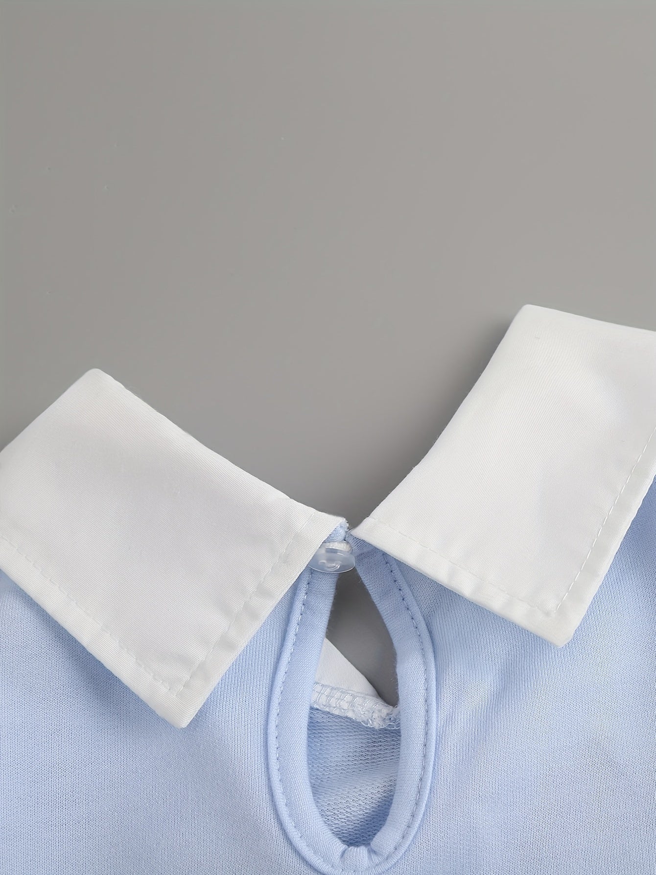 Sixsr Girls Stylish Crew Neck Collared Sweatshirt Top Pullovers For Sports Casual Outfit, Cute Kids Spring/ Fall Clothing