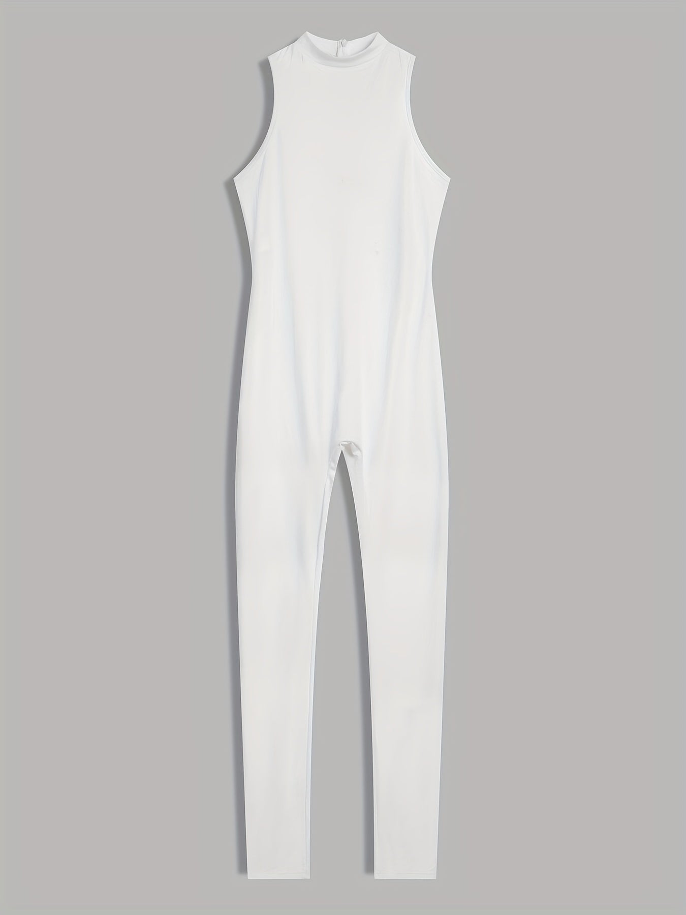 Sixsr Sleeveless Solid Jumpsuit, Sexy Jumpsuit For Spring & Summer, Women's Clothing