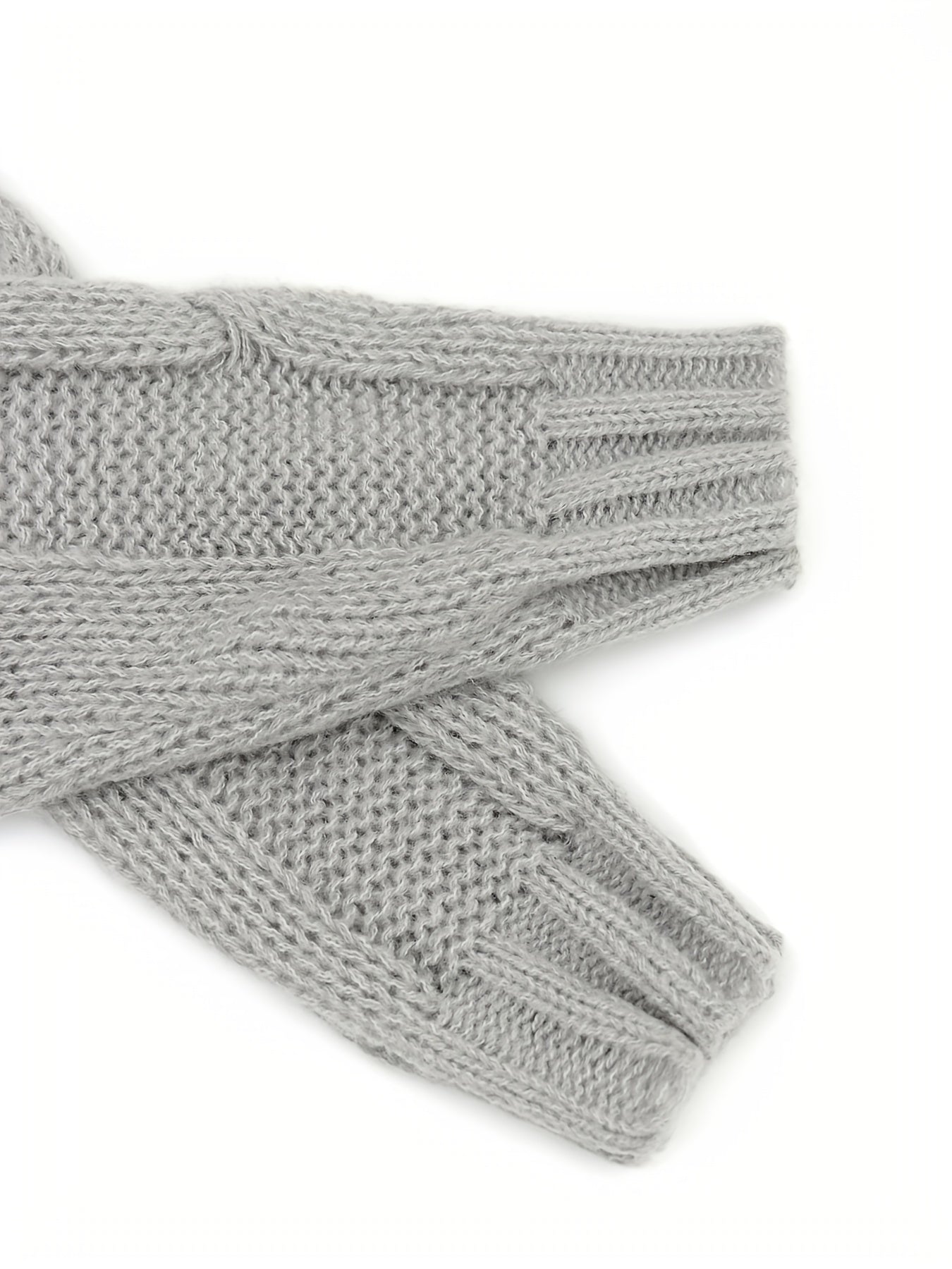 Sixsr Twist Pattern Turtle Neck Pullover Sweater, Casual Long Sleeve Sweater For Fall & Winter, Women's Clothing