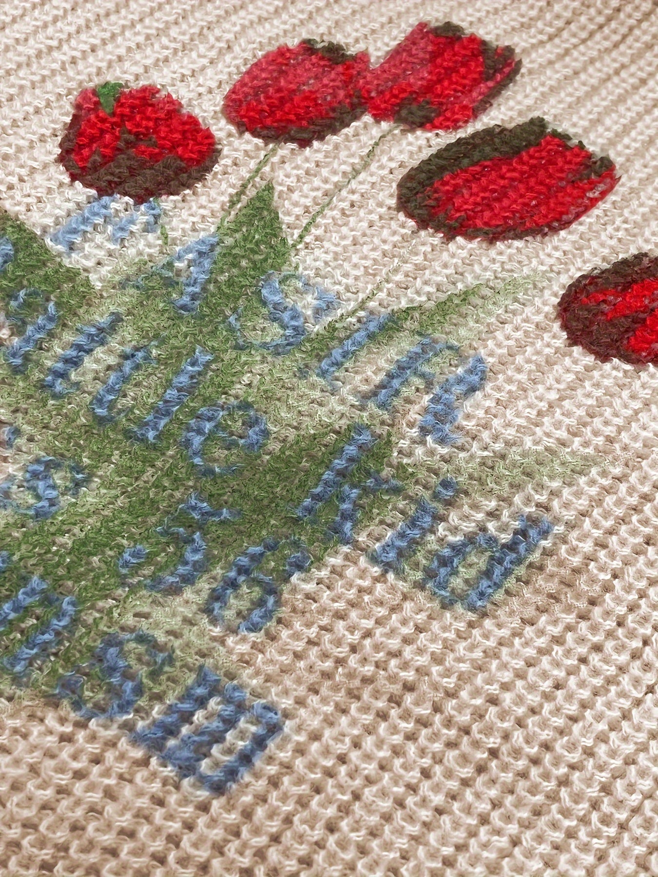 Sixsr Floral Pattern Knitted Pullover Sweater, Casual Long Sleeve Sweater For Fall & Winter, Women's Clothing