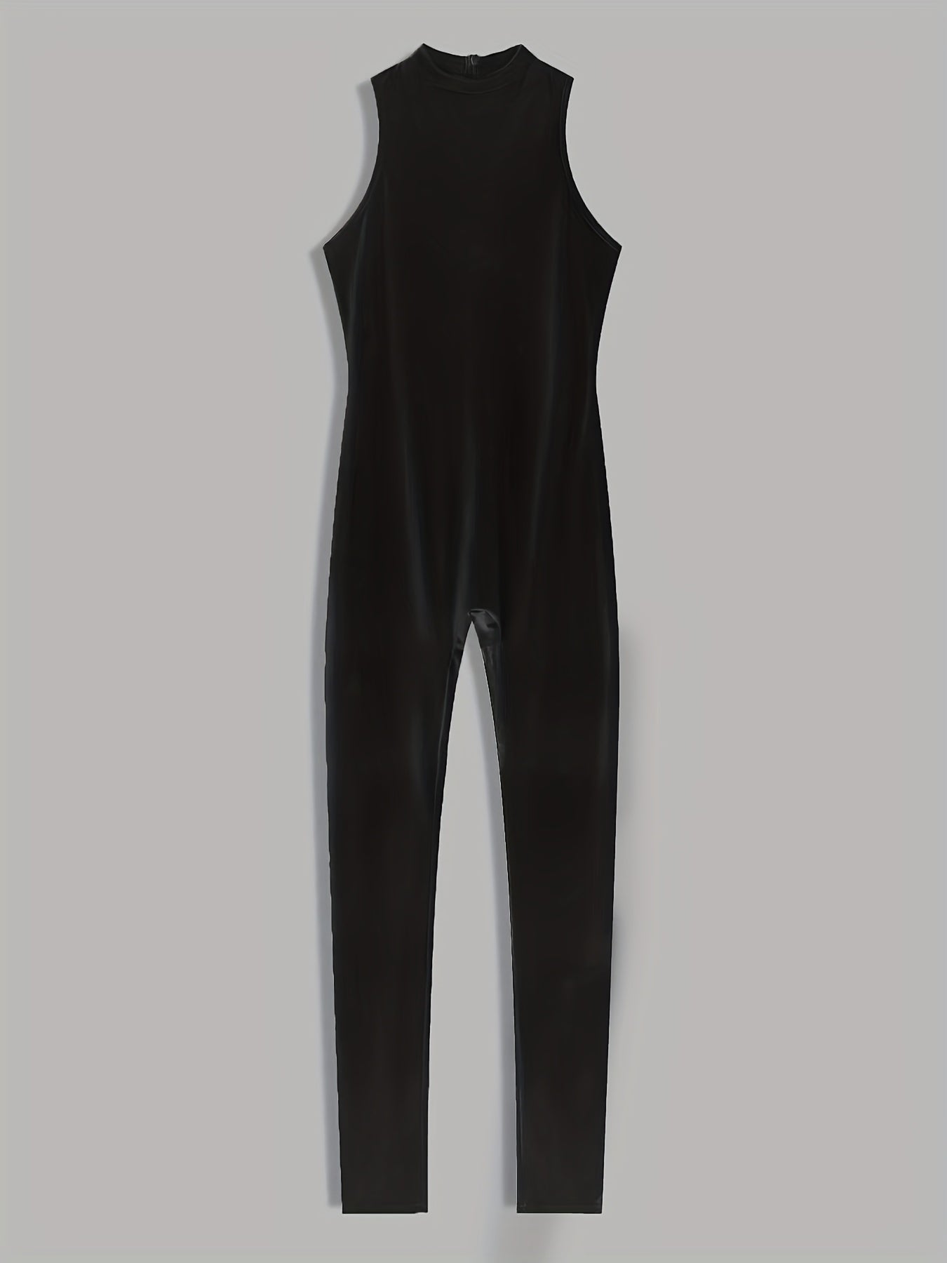 Sixsr Sleeveless Solid Jumpsuit, Sexy Jumpsuit For Spring & Summer, Women's Clothing