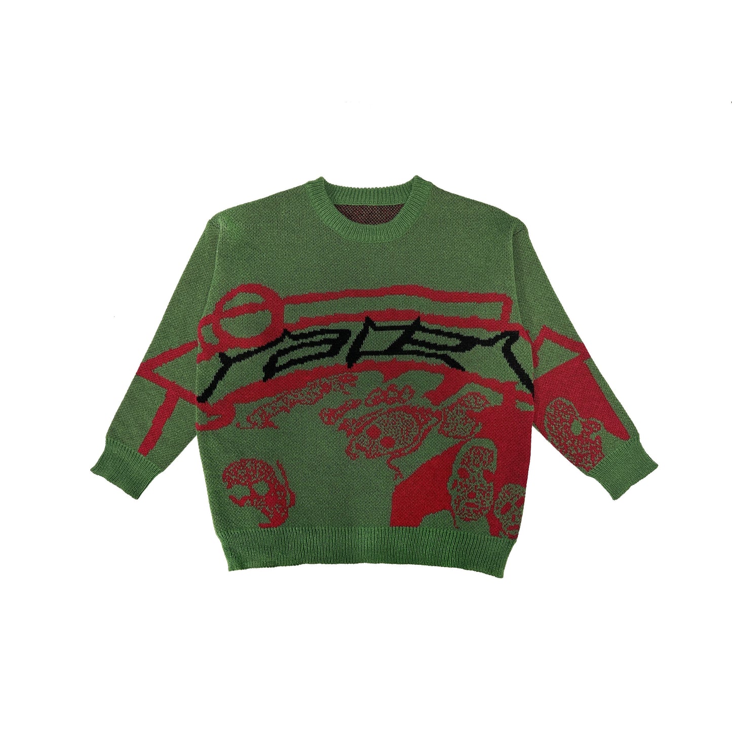 Sixsr Y2K Long Sleeve Sweater, Loose Casual Sweater For Spring & Fall, Women's Clothing