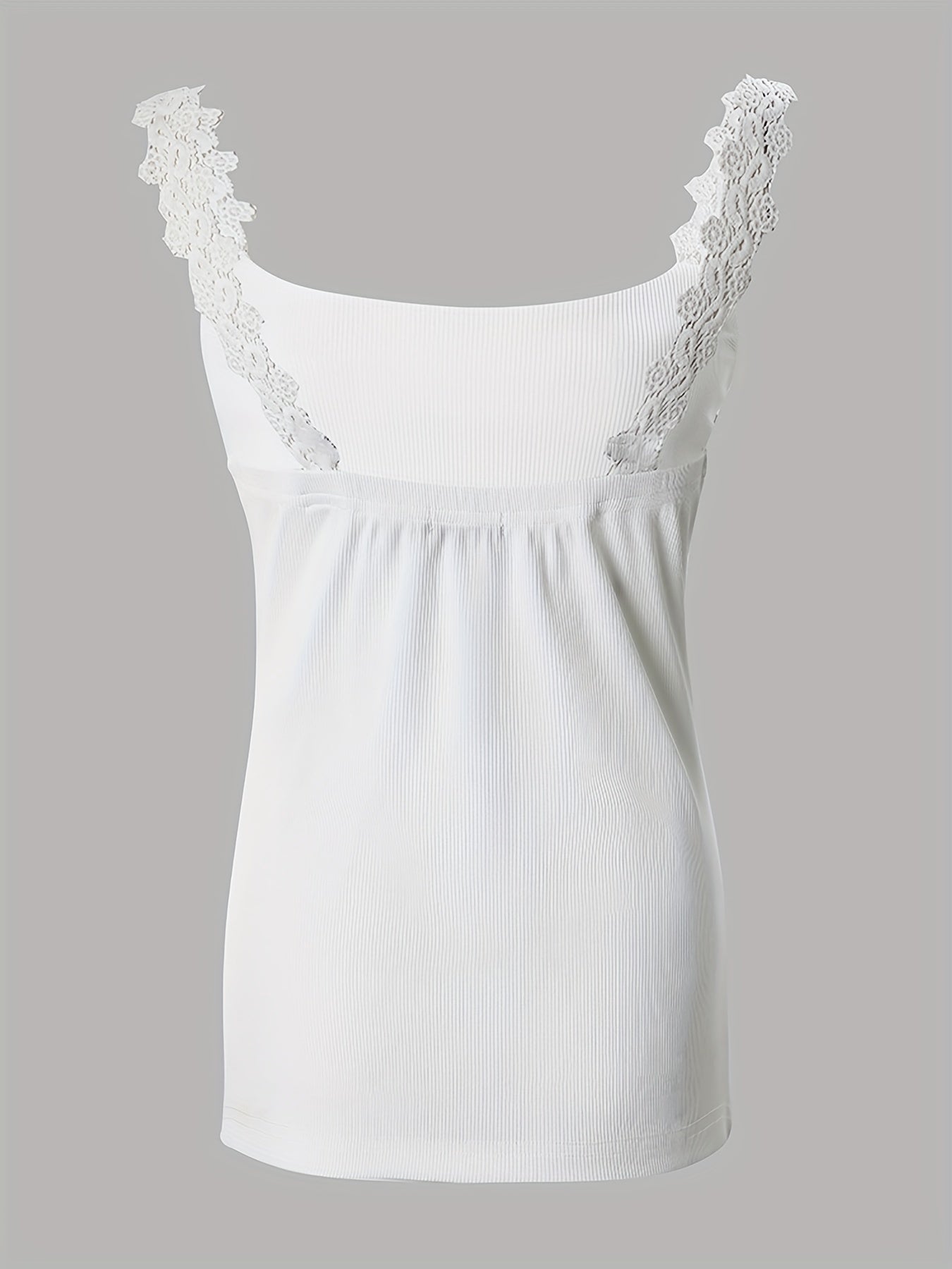 Sixsr Rhinestone Tank Top, Sleeveless Casual Top For Summer & Spring, Women's Clothing
