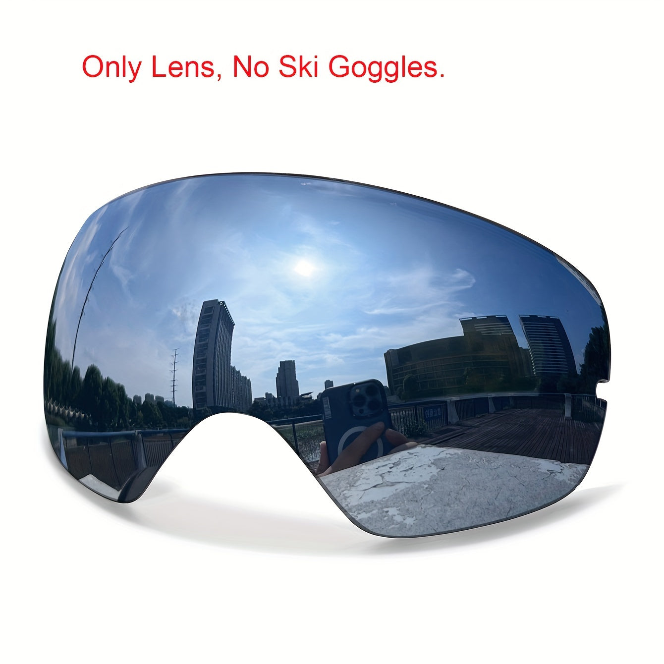 Unisex Adult Ski Goggles Set with Replacement Mirrored Lenses, Anti-Fog UV Protection, TPU Frame, Sponge Material, for Snowboarding, Skiing, Snowmobiling - Includes Bag, Frame, Lenses - Ideal for Outdoor Winter Sports Activities