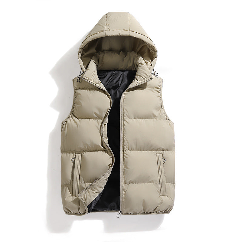 Sixsr Men's Cotton Hooded Puffer Vest Best Sellers