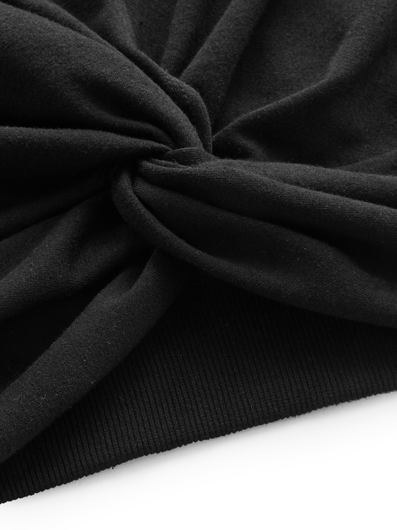 Sixsr Kink Drawstring Loose Hoodie, Casual Hooded Fashion Long Sleeve Sweatshirt, Women's Clothing