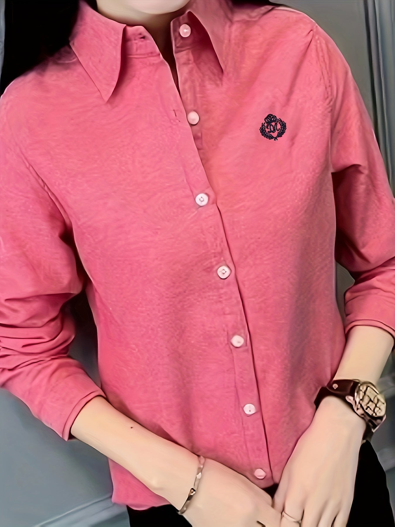 Sixsr Cute Graphic Simple T-shirt, Casual Thermal Long Sleeve T-shirt, Women's Clothing