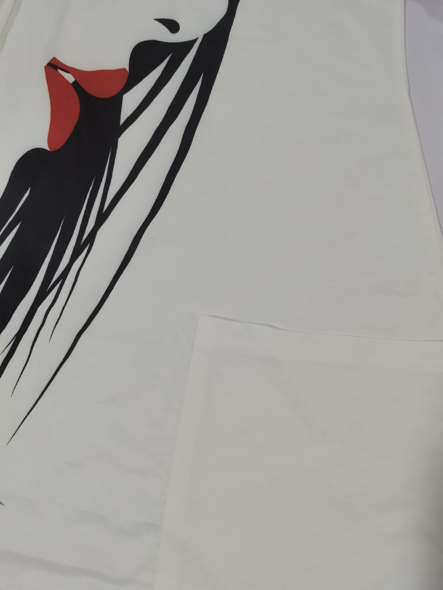 Sixsr Plus Size Casual Top, Women's Plus Figure Print Long Sleeve V Neck Slight Stretch Tunic Top With Pockets