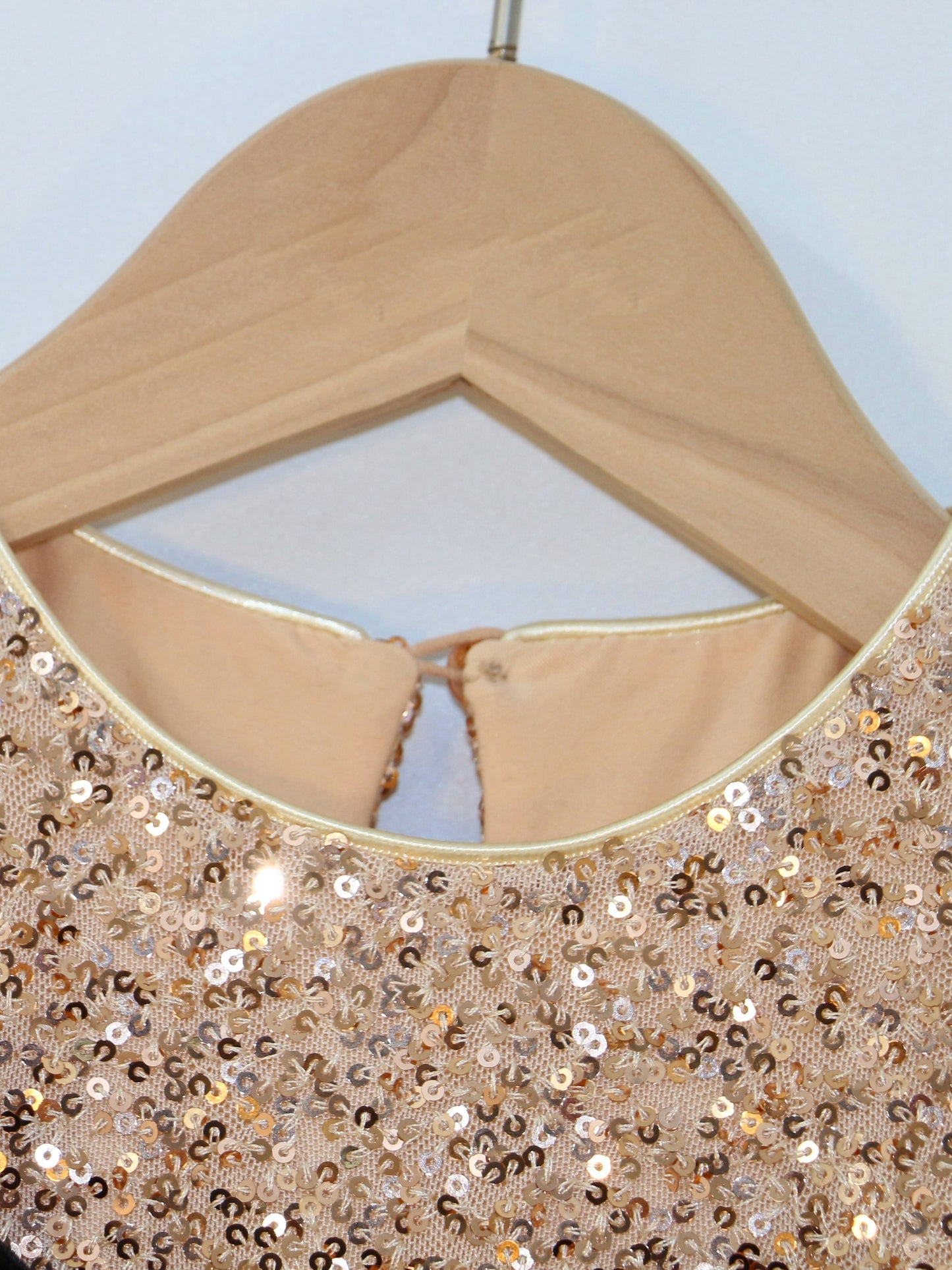 Cute Girls Sequin Bow Decor Short Sleeve Dress For Summer Party Performance Gift