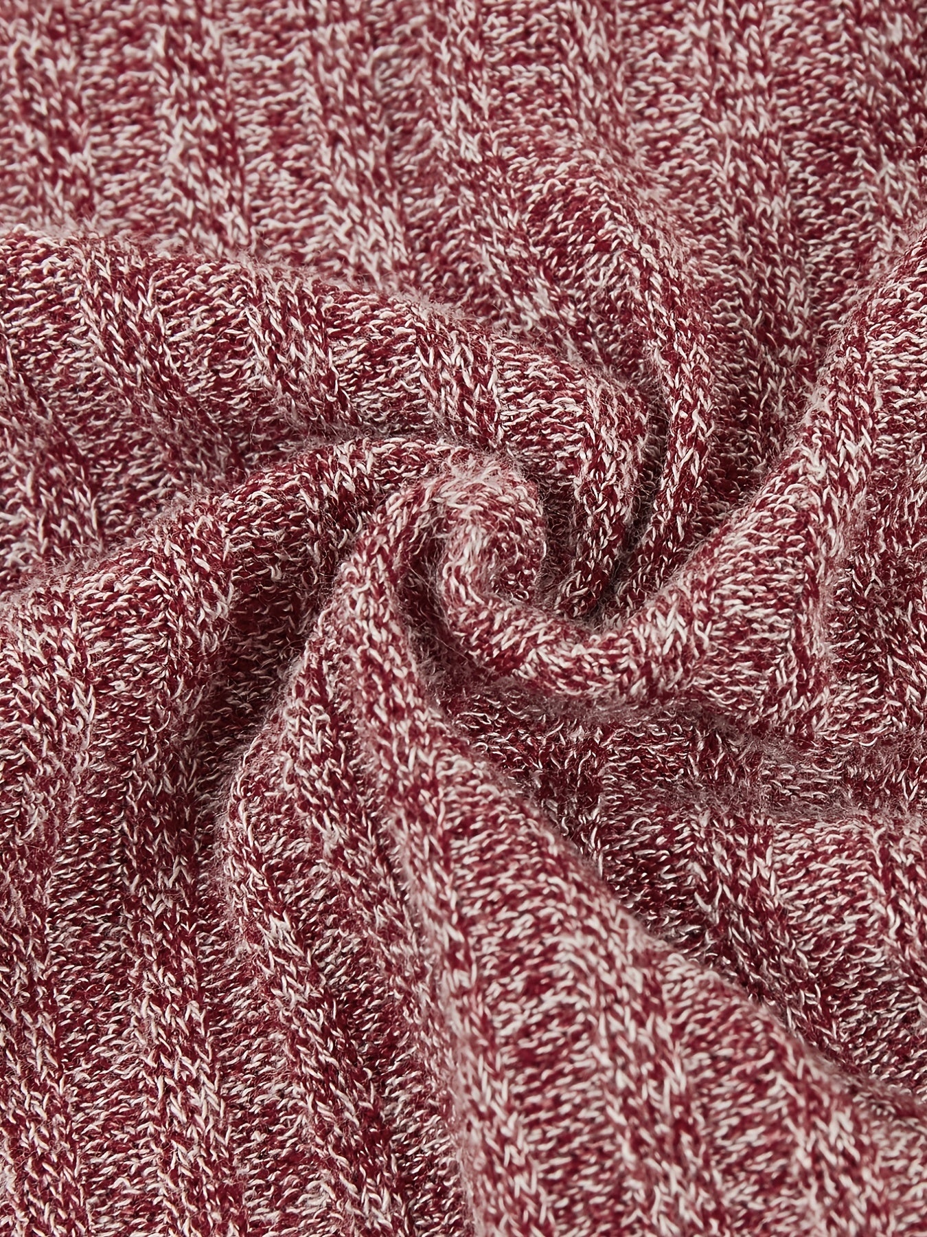 Sixsr Basic Tie Front Ribbed Knit Tee Top, Long Sleeve Solid Crew Neck Top, Casual Every Day Tops, Women's Clothing