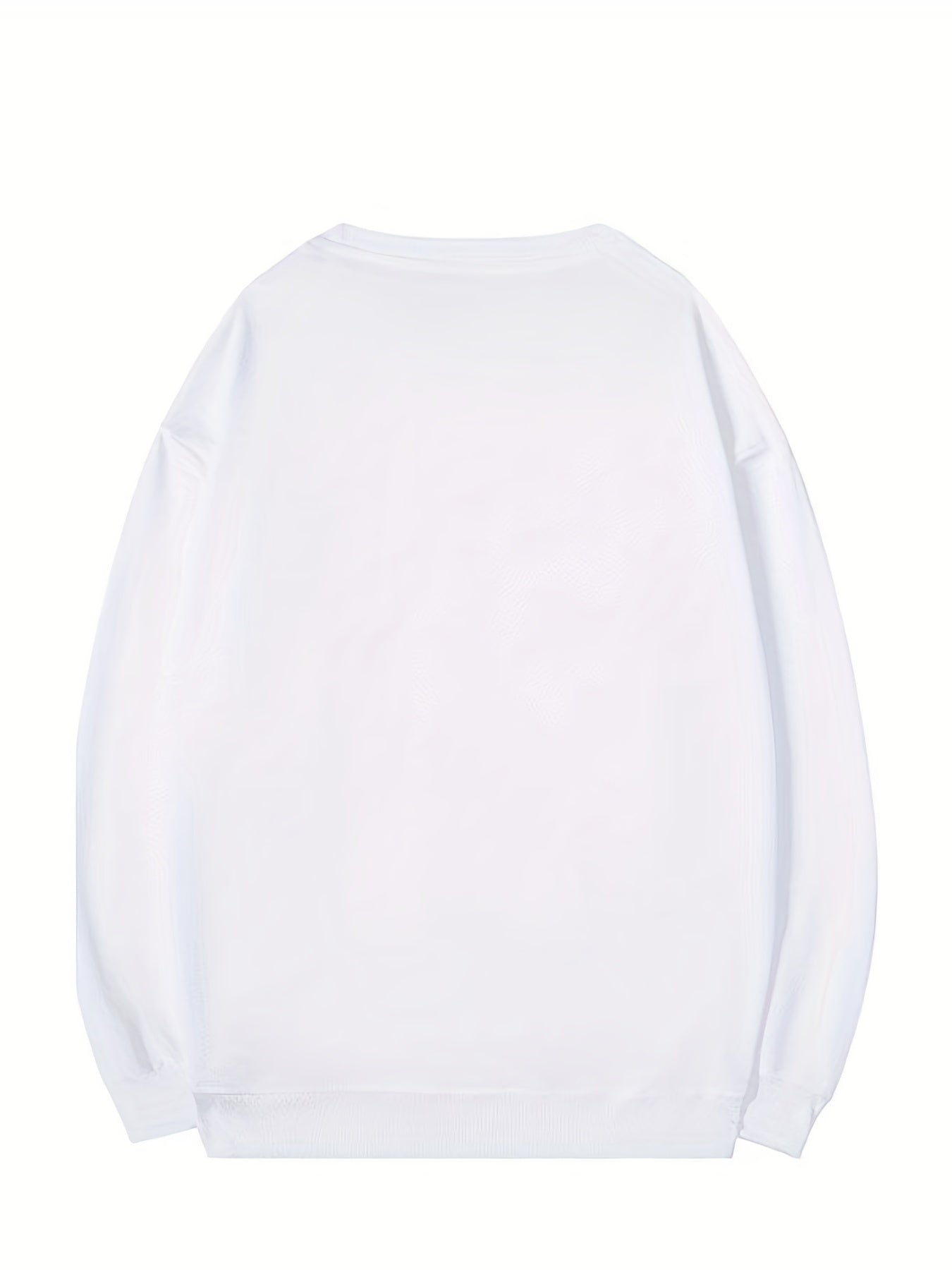 Sixsr Plus Size Casual Sweatshirt, Women's Plus Tie Dye Dragonfly & Letter Print Long Sleeve Round Neck Slight Stretch Sweatshirt