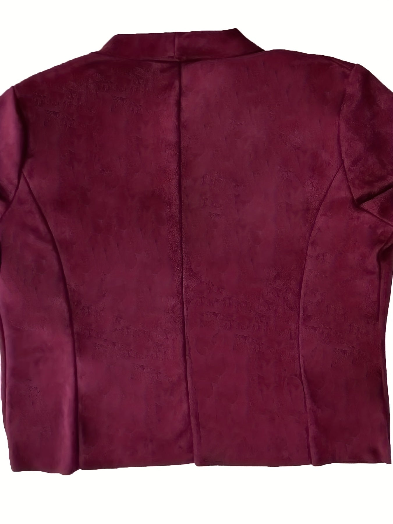 Sixsr Solid Open Front Coat, Elegant Long Sleeve Work Office Outerwear, Women's Clothing