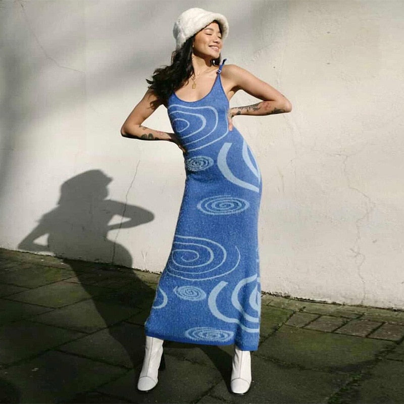 Green Vintage Dress Women Spaghetti Strap Sexy Bodycon Dress Casual Y2K Paisley Fashion Party Dresses Women Beach Vestido