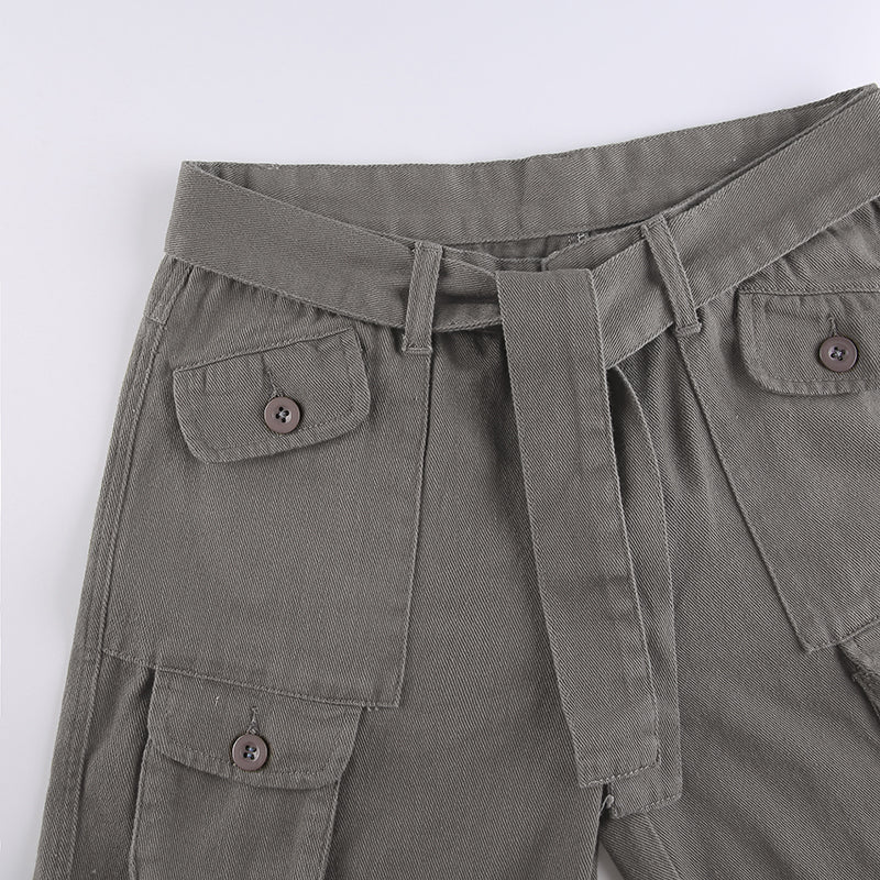 Sixsr Hot Sell Quality Grunge Streetwear Cargo Pants Woman Low Waist Baggy Mom Jeans Vintage 90s Hippie Wide Leg Denim Trousers Korean Outfits